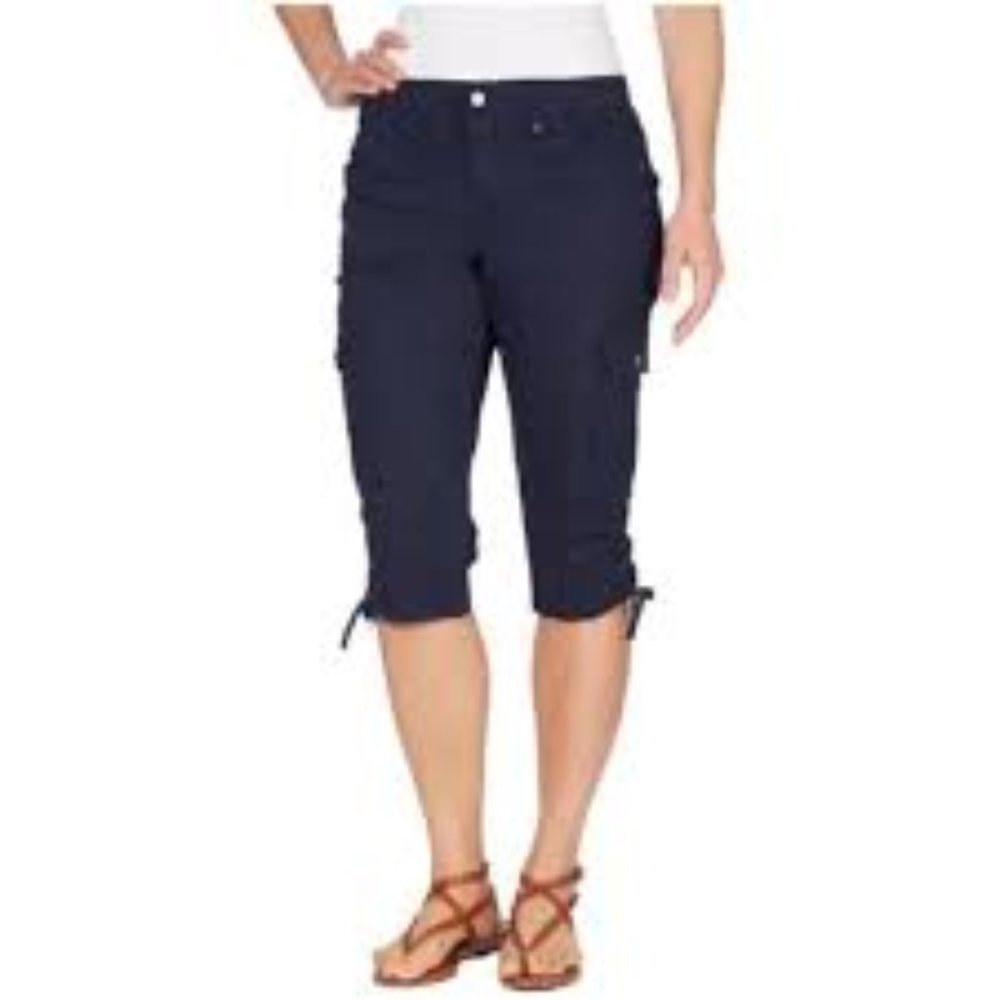 Gloria Vanderbilt Women's Lana Cargo Skimmers New
